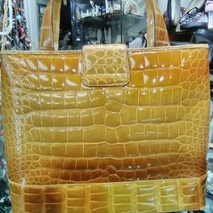 Crocodile Tote Bag Paola Ferrari